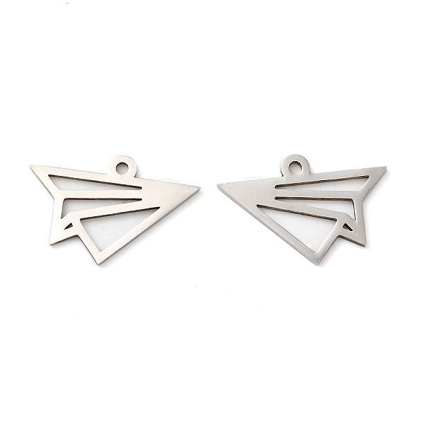 PandaHall 201 Stainless Steel Pendants, Paper Plane Charm, Stainless Steel Color, 12.5x19x1mm, Hole: 1.2mm 201 Stainless Steel Others
PandaHall 201 Stainless Steel Pendants, Paper Plane Charm, Stainless Steel Color, 12.5x19x1mm, Hole: 1.2mm 201 Stainless Steel Others
