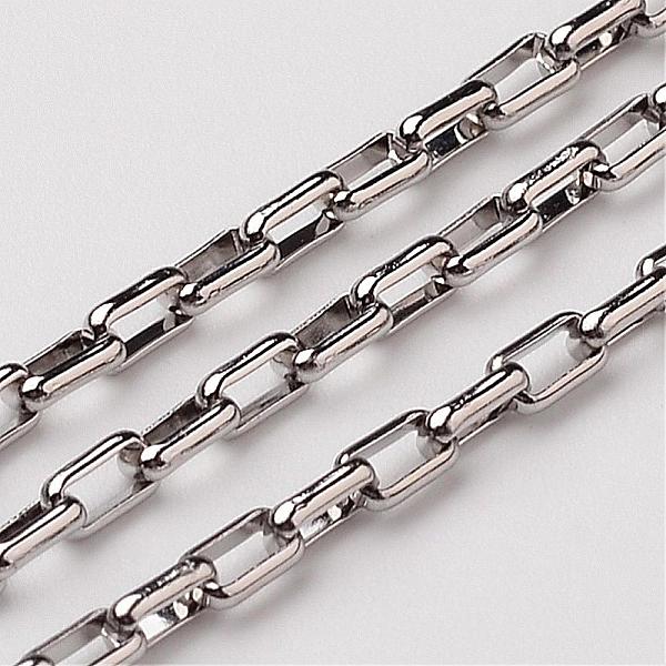 PandaHall 304 Stainless Steel Box Chains, Unwelded, Stainless Steel Color, 2x2mm 304 Stainless Steel
PandaHall 304 Stainless Steel Box Chains, Unwelded, Stainless Steel Color, 2x2mm 304 Stainless Steel
