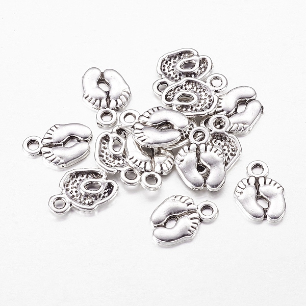 PandaHall Tibetan Style Pendants, Baby Feet, Lead Free and Cadmium Free, Antique Silver, about 14mm long, 10mm wide, 2mm thick, hole: 2mm...
PandaHall Tibetan Style Pendants, Baby Feet, Lead Free and Cadmium Free, Antique Silver, about 14mm long, 10mm wide, 2mm thick, hole: 2mm...