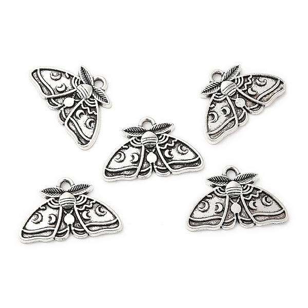 PandaHall Tibetan Style Alloy Pendants, Moth, Antique Silver, 12.5x20x2mm, Hole: 1.5mm Alloy Insects
PandaHall Tibetan Style Alloy Pendants, Moth, Antique Silver, 12.5x20x2mm, Hole: 1.5mm Alloy Insects