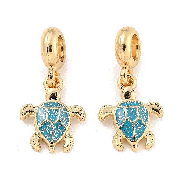 PandaHall Rack Plating Alloy Enamel Sea Turtle European Dangle Charms, Large Hole Pendants, Deep Sky Blue, Cadmium Free & Nickel Free & Lead...
PandaHall Rack Plating Alloy Enamel Sea Turtle European Dangle Charms, Large Hole Pendants, Deep Sky Blue, Cadmium Free & Nickel Free & Lead...