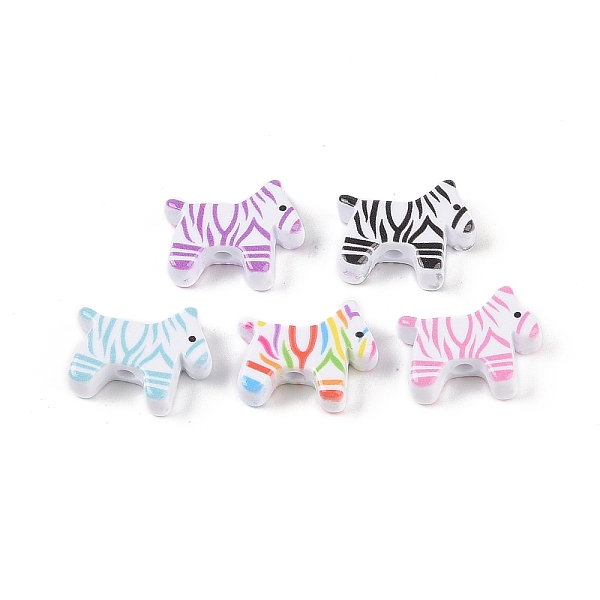 PandaHall Opaque Acrylic Spray Painted Beads, Zebra, Mixed Color, 17.5x21.5x6.5mm, Hole: 2.5mm Acrylic Zebra Multicolor
PandaHall Opaque Acrylic Spray Painted Beads, Zebra, Mixed Color, 17.5x21.5x6.5mm, Hole: 2.5mm Acrylic Zebra Multicolor