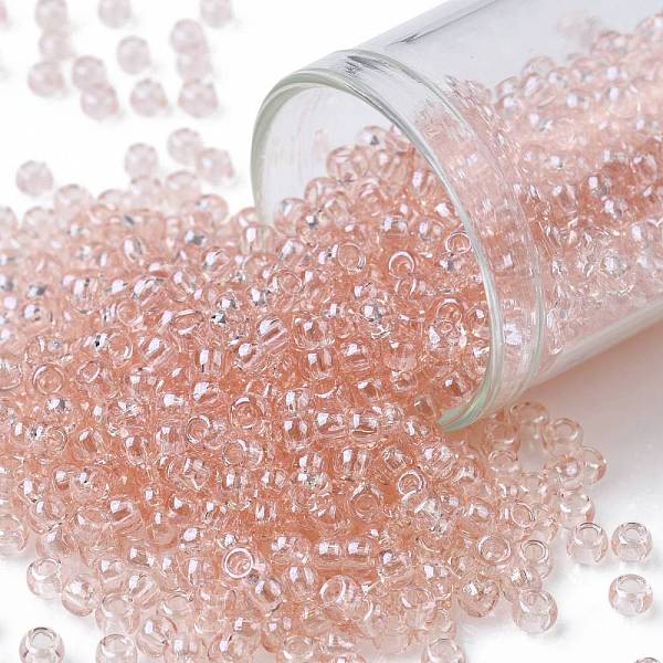 PandaHall TOHO Round Seed Beads, Japanese Seed Beads, (630) Light Rosaline Transparent, 8/0, 3mm, Hole: 1mm, about 1110pcs/50g Glass Pink
PandaHall TOHO Round Seed Beads, Japanese Seed Beads, (630) Light Rosaline Transparent, 8/0, 3mm, Hole: 1mm, about 1110pcs/50g Glass Pink