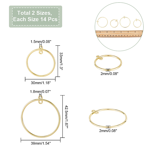 PandaHall CHGCRAFT 28Pcs 2 Size Round Open Back Bezel Pendant Hollow Frame Pendants Open Back Frame with 2 Loop for DIY UV Resin Pressed...
PandaHall CHGCRAFT 28Pcs 2 Size Round Open Back Bezel Pendant Hollow Frame Pendants Open Back Frame with 2 Loop for DIY UV Resin Pressed...