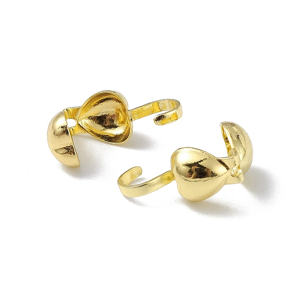 PandaHall Brass Bead Tips, Calotte Ends, Clamshell Knot Cover, Heart Shape, Real 14K Gold Plated, 11x5mm, Hole: 0.9mm, Inner Diameter: 4.5mm...
PandaHall Brass Bead Tips, Calotte Ends, Clamshell Knot Cover, Heart Shape, Real 14K Gold Plated, 11x5mm, Hole: 0.9mm, Inner Diameter: 4.5mm...