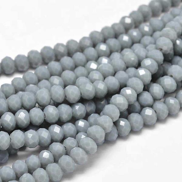 PandaHall Faceted Rondelle Glass Beads Strands, Cadet Blue, 6x4mm, Hole: 1mm, about 94pcs/strand, 17 inch Glass Rondelle Blue
PandaHall Faceted Rondelle Glass Beads Strands, Cadet Blue, 6x4mm, Hole: 1mm, about 94pcs/strand, 17 inch Glass Rondelle Blue