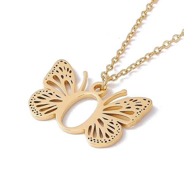 PandaHall Initial Letter with Butterfly Pendant Necklace, Golden 304 Stainless Steel Jewelry for Women, Letter.O, Pendant: 17x26x1mm, 15.55...
PandaHall Initial Letter with Butterfly Pendant Necklace, Golden 304 Stainless Steel Jewelry for Women, Letter.O, Pendant: 17x26x1mm, 15.55...