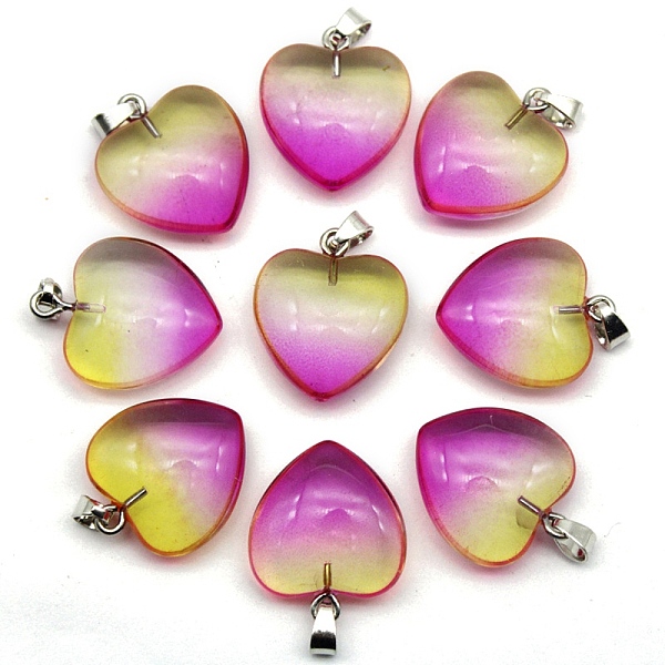 PandaHall Spray Painted Synthetic Quartz Pendant, Heart-Shaped, 20mm Other Quartz Heart
PandaHall Spray Painted Synthetic Quartz Pendant, Heart-Shaped, 20mm Other Quartz Heart