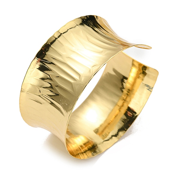 PandaHall Rack Plating Brass Twist Wide Cuff Bangles, Lead Free & Cadmium Free, Real 18K Gold Plated, Inner Diameter: 2-1/8 inch(5.3cm)...
PandaHall Rack Plating Brass Twist Wide Cuff Bangles, Lead Free & Cadmium Free, Real 18K Gold Plated, Inner Diameter: 2-1/8 inch(5.3cm)...