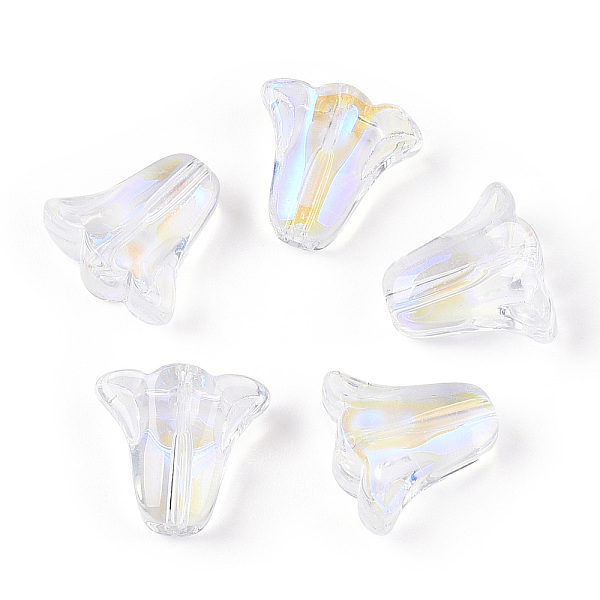 PandaHall Transparent Electroplate Glass Beads, AB Color Plated, Tulip, Clear AB, 10x11x5.5mm, Hole: 1mm Glass Others White
PandaHall Transparent Electroplate Glass Beads, AB Color Plated, Tulip, Clear AB, 10x11x5.5mm, Hole: 1mm Glass Others White