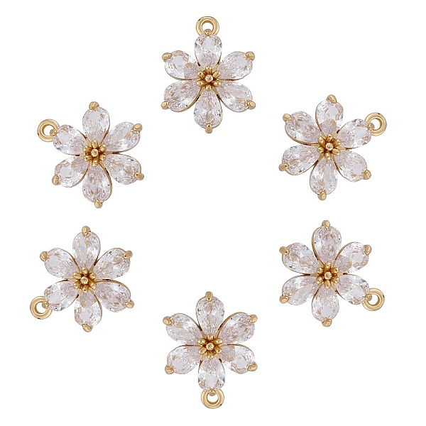 PandaHall 6 Pieces Flower Clear Cubic Zirconia Charm Pendant Brass Flower Charm Long-Lasting Plated Pendant for Jewelry Necklace Bracelet...
PandaHall 6 Pieces Flower Clear Cubic Zirconia Charm Pendant Brass Flower Charm Long-Lasting Plated Pendant for Jewelry Necklace Bracelet...