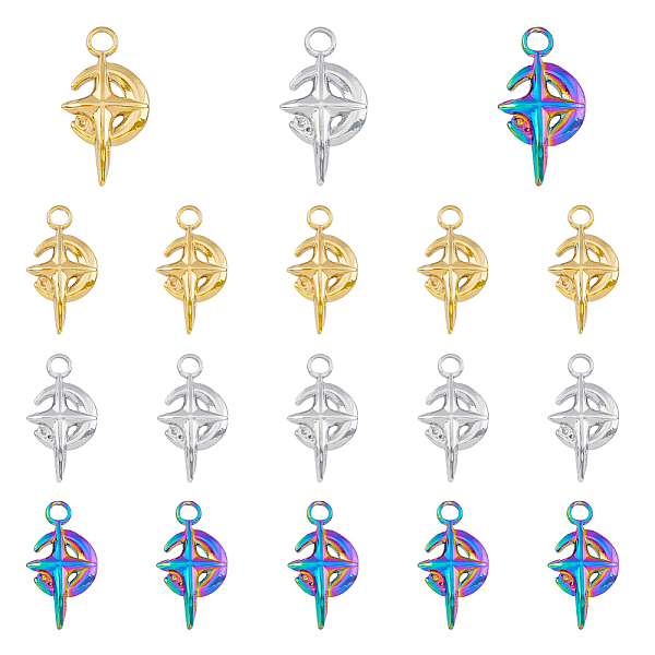 PandaHall DICOSMETIC 18Pcs 3 Colors 304 Stainless Steel Pendant Rhinestone Settings, Moon with Cross, Mixed Color, Fit for 0.8mm Rhinestone...
PandaHall DICOSMETIC 18Pcs 3 Colors 304 Stainless Steel Pendant Rhinestone Settings, Moon with Cross, Mixed Color, Fit for 0.8mm Rhinestone...