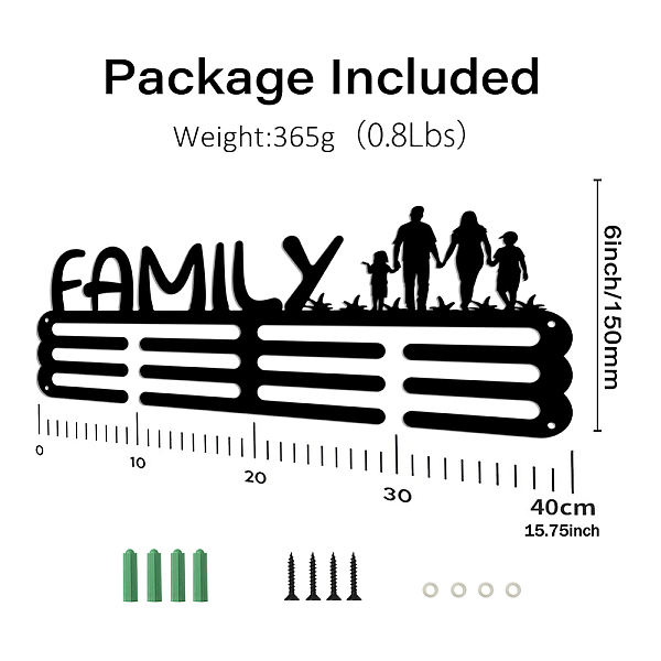 PandaHall Medals Hanger Display Holder Rack, Family Theme Medals Display Wall Mounted Frame Medal Ribbon Holder Hooks for Competition Medal..., Black
PandaHall Medals Hanger Display Holder Rack, Family Theme Medals Display Wall Mounted Frame Medal Ribbon Holder Hooks for Competition Medal..., Black