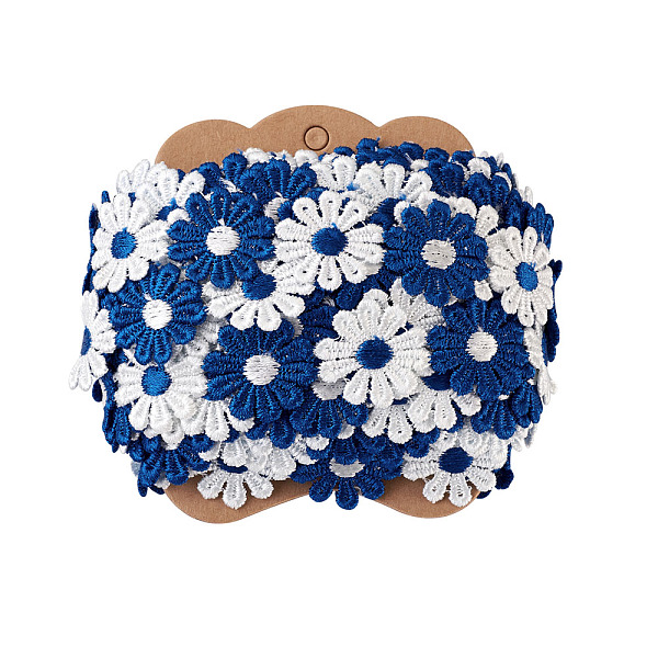 PandaHall Colorful Polyester Lace Trim, Daisy Pattern, Blue, 1"(25mm), 15yards(13.72m/roll) Polyester Blue
PandaHall Colorful Polyester Lace Trim, Daisy Pattern, Blue, 1"(25mm), 15yards(13.72m/roll) Polyester Blue