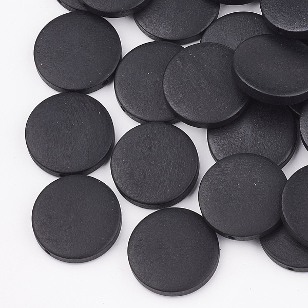 PandaHall Natural Pear Wood Beads, Dyed, Flat Round, Black, 25x5mm, Hole: 2mm Wood Flat Round Black
PandaHall Natural Pear Wood Beads, Dyed, Flat Round, Black, 25x5mm, Hole: 2mm Wood Flat Round Black
