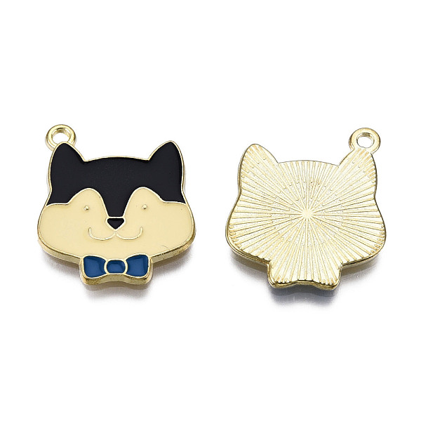 PandaHall Alloy Enamel Pendants, Cadmium Free & Lead Free, Light Gold, Dog Charms, Black, 22.5x19.5x1.5mm, Hole: 1.6mm Alloy+Enamel Dog...
PandaHall Alloy Enamel Pendants, Cadmium Free & Lead Free, Light Gold, Dog Charms, Black, 22.5x19.5x1.5mm, Hole: 1.6mm Alloy+Enamel Dog...