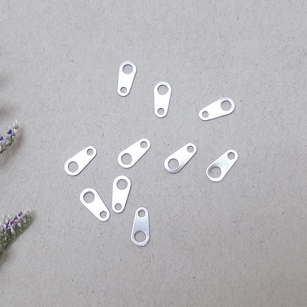 PandaHall 316 Surgical Stainless Steel Chain Tabs, Chain Extender Connectors, Oval, Stainless Steel Color, 6x3mm 316 Surgical Stainless...
PandaHall 316 Surgical Stainless Steel Chain Tabs, Chain Extender Connectors, Oval, Stainless Steel Color, 6x3mm 316 Surgical Stainless...