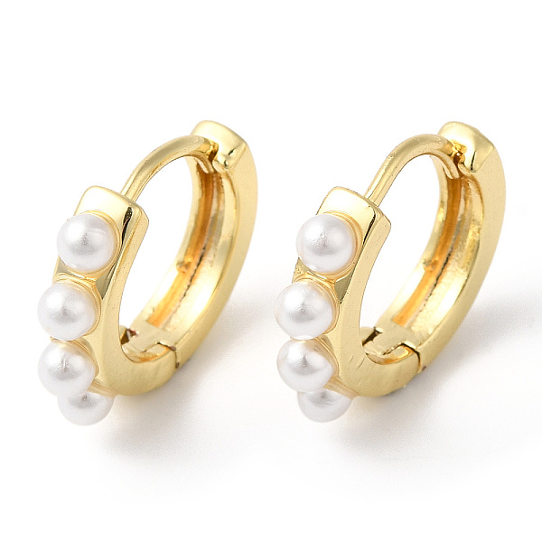 PandaHall Plastic Pearl Beaded Hoop Earrings, Rack Plating Brass Jewelry, Lead Free & Cadmium Free, Real 18K Gold Plated, 14x17x3.5mm, Pin...
PandaHall Plastic Pearl Beaded Hoop Earrings, Rack Plating Brass Jewelry, Lead Free & Cadmium Free, Real 18K Gold Plated, 14x17x3.5mm, Pin...