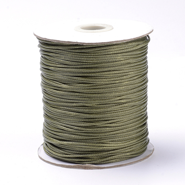 PandaHall Braided Korean Waxed Polyester Cords, Dark Olive Green, 0.8mm, about 87.48 yards(80m)/roll Waxed Polyester Cord
PandaHall Braided Korean Waxed Polyester Cords, Dark Olive Green, 0.8mm, about 87.48 yards(80m)/roll Waxed Polyester Cord