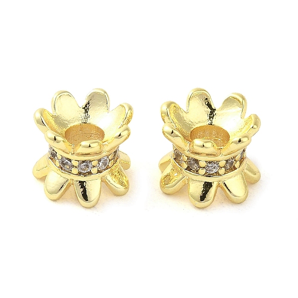 PandaHall Rack Plating Brass Beads, with CLear Cubic Zirconia, Long-Lasting Plated, Lead Free & Cadmium Free, Real 18K Gold Plated...
PandaHall Rack Plating Brass Beads, with CLear Cubic Zirconia, Long-Lasting Plated, Lead Free & Cadmium Free, Real 18K Gold Plated...