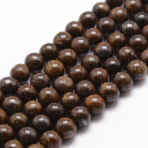 PandaHall Natural Bronzite Bead Strands, Round, 4mm, Hole: 1mm, about 96pcs/strand, 14.9 inch~15.1 inch Bronzite Round Brown
PandaHall Natural Bronzite Bead Strands, Round, 4mm, Hole: 1mm, about 96pcs/strand, 14.9 inch~15.1 inch Bronzite Round Brown