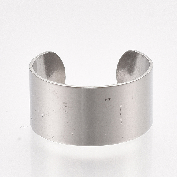 PandaHall 304 Stainless Steel Cuff Rings, Open Rings, Wide Band Rings, Platinum, Size 8, 18mm, 10mm 304 Stainless Steel
PandaHall 304 Stainless Steel Cuff Rings, Open Rings, Wide Band Rings, Platinum, Size 8, 18mm, 10mm 304 Stainless Steel