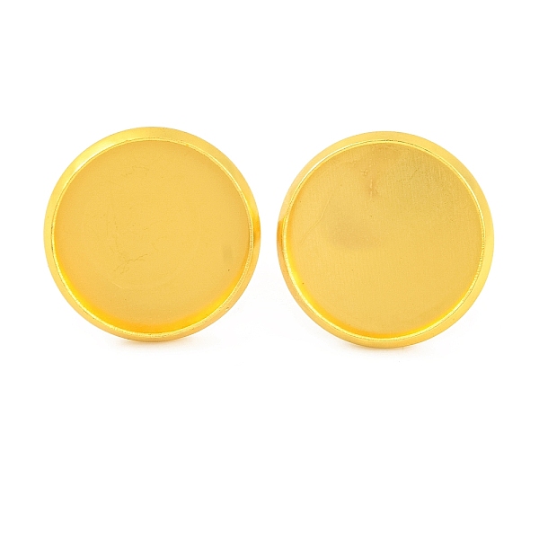 PandaHall Brass Stud Earring Findings with Flat Round Tray, Lead Free & Cadmium Free, Golden, 18mm, Pin: 11x1mm Brass Flat Round
PandaHall Brass Stud Earring Findings with Flat Round Tray, Lead Free & Cadmium Free, Golden, 18mm, Pin: 11x1mm Brass Flat Round