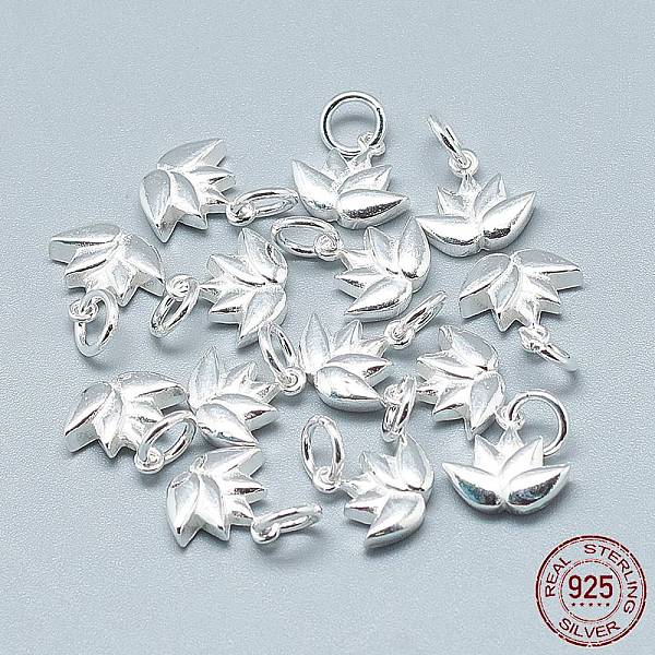 PandaHall 925 Sterling Silver Charms, with Jump Ring, Flower, Silver, 10x11x3mm, Hole: 4mm Sterling Silver Flower
PandaHall 925 Sterling Silver Charms, with Jump Ring, Flower, Silver, 10x11x3mm, Hole: 4mm Sterling Silver Flower