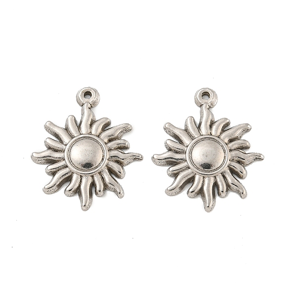 PandaHall 304 Stainless Steel Pendants, Sun Charm, Stainless Steel Color, 19.5x16.5x2mm, Hole: 0.8mm 304 Stainless Steel Sun
PandaHall 304 Stainless Steel Pendants, Sun Charm, Stainless Steel Color, 19.5x16.5x2mm, Hole: 0.8mm 304 Stainless Steel Sun