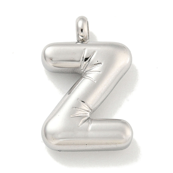 PandaHall 304 Stainless Steel Pendants, Letter Charm, Stainless Steel Color, Letter Z, 24x15.5x5.5mm, Hole: 3mm 304 Stainless Steel Letter Z
PandaHall 304 Stainless Steel Pendants, Letter Charm, Stainless Steel Color, Letter Z, 24x15.5x5.5mm, Hole: 3mm 304 Stainless Steel Letter Z