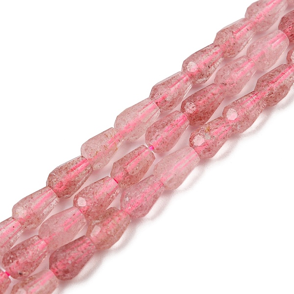 PandaHall Natural Strawberry Quartz Beads Strands, Faceted, Teardrop, 5.5~8.3x4.1~4.35mm, Hole: 0.5mm, about 58pcs/strand, 15.43~15.55 inch...
PandaHall Natural Strawberry Quartz Beads Strands, Faceted, Teardrop, 5.5~8.3x4.1~4.35mm, Hole: 0.5mm, about 58pcs/strand, 15.43~15.55 inch...