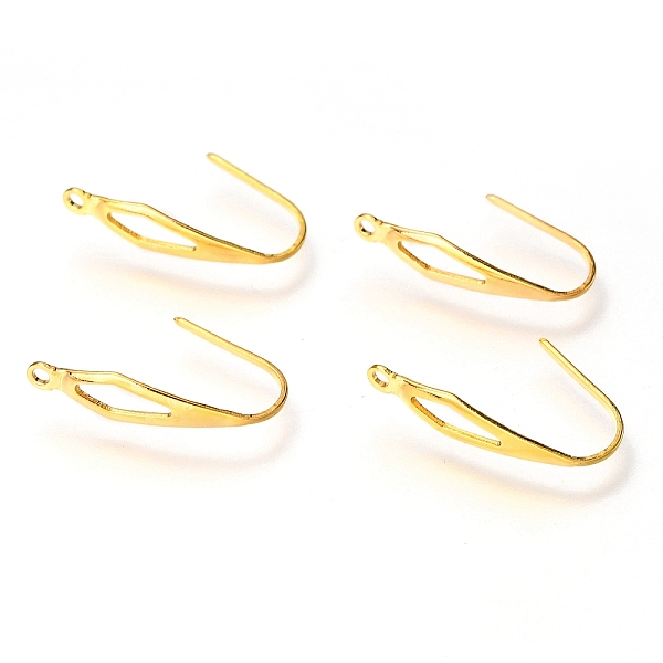 PandaHall 304 Stainless Steel Earring Hooks, with Vertical Loop, Ear Wire, Real 18k Gold Plated, 20x4.5x0.7~4.5mm, Hole: 1.2mm 304 Stainless...
PandaHall 304 Stainless Steel Earring Hooks, with Vertical Loop, Ear Wire, Real 18k Gold Plated, 20x4.5x0.7~4.5mm, Hole: 1.2mm 304 Stainless...