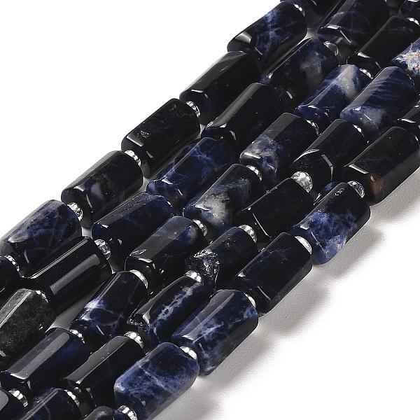 PandaHall Natural Sodalite Beads Strands, with Seed Beads, Faceted, Column, 8.5~11x5.5~6.5mm, Hole: 1mm, about 14~15pcs/strand, 7.48''(19cm)...
PandaHall Natural Sodalite Beads Strands, with Seed Beads, Faceted, Column, 8.5~11x5.5~6.5mm, Hole: 1mm, about 14~15pcs/strand, 7.48''(19cm)...