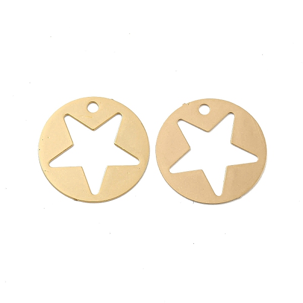 PandaHall Brass Etched Metal Embellishments Pendants, Long-Lasting Plated, Flat Round with Star, Light Gold, 18x0.3mm, Hole: 1.6mm Brass...
PandaHall Brass Etched Metal Embellishments Pendants, Long-Lasting Plated, Flat Round with Star, Light Gold, 18x0.3mm, Hole: 1.6mm Brass...
