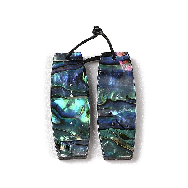 PandaHall 2Pcs Natural Abalone Shell/Paua Shell Pendants, Geometric Charms, Rectangle, 38x13x3mm, Hole: 1mm Paua Shell Rectangle
PandaHall 2Pcs Natural Abalone Shell/Paua Shell Pendants, Geometric Charms, Rectangle, 38x13x3mm, Hole: 1mm Paua Shell Rectangle