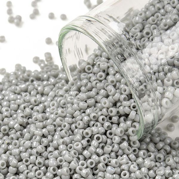 PandaHall TOHO Round Seed Beads, Japanese Seed Beads, (53) Opaque Gray, 15/0, 1.5mm, Hole: 0.7mm, about 15000pcs/50g Glass Gray
PandaHall TOHO Round Seed Beads, Japanese Seed Beads, (53) Opaque Gray, 15/0, 1.5mm, Hole: 0.7mm, about 15000pcs/50g Glass Gray