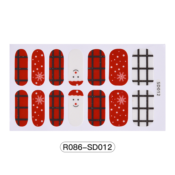 PandaHall Christmas Theme Full Cover Nail Art Stickers, for Nail Tips Decorations, Red, 107x60mm Paper Red
PandaHall Christmas Theme Full Cover Nail Art Stickers, for Nail Tips Decorations, Red, 107x60mm Paper Red