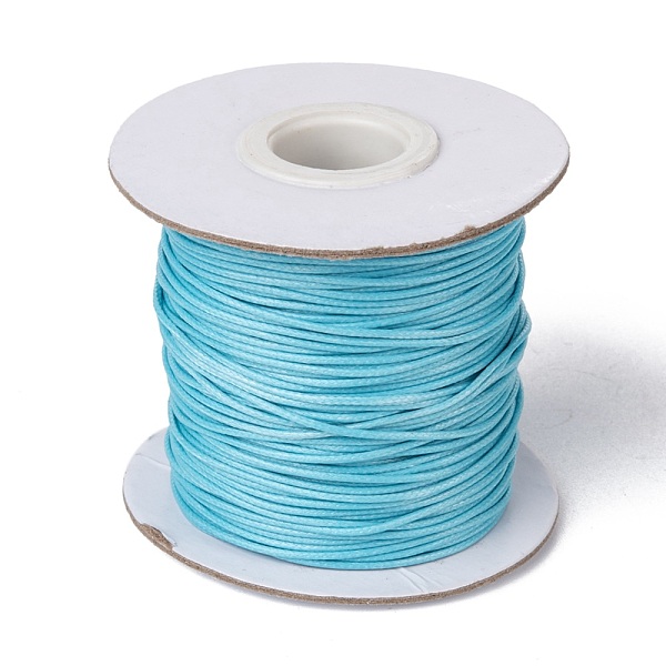 PandaHall Korean Waxed Polyester Cord, Light Sky Blue, 1mm, about 85yards/roll Waxed Polyester Cord Round Blue
PandaHall Korean Waxed Polyester Cord, Light Sky Blue, 1mm, about 85yards/roll Waxed Polyester Cord Round Blue