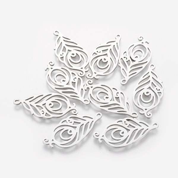 PandaHall 201 Stainless Steel Pendants, Feather, Stainless Steel Color, 30x14x1.1mm, Hole: 1mm 201 Stainless Steel Feather
PandaHall 201 Stainless Steel Pendants, Feather, Stainless Steel Color, 30x14x1.1mm, Hole: 1mm 201 Stainless Steel Feather