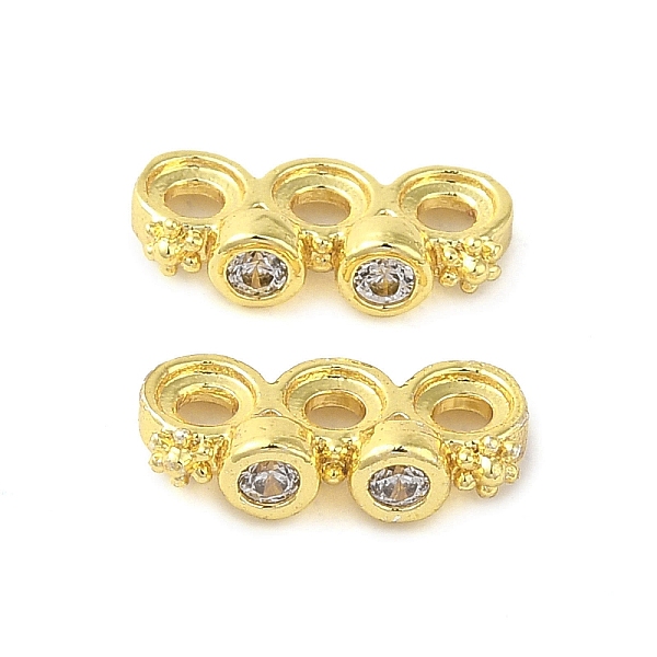 PandaHall Rack Plating Brass Pave Clear Cubic Zirconia Spacer Bars, Flower Links, Long-Lasting Plated, Lead Free & Cadmium Free, Real 18K...
PandaHall Rack Plating Brass Pave Clear Cubic Zirconia Spacer Bars, Flower Links, Long-Lasting Plated, Lead Free & Cadmium Free, Real 18K...