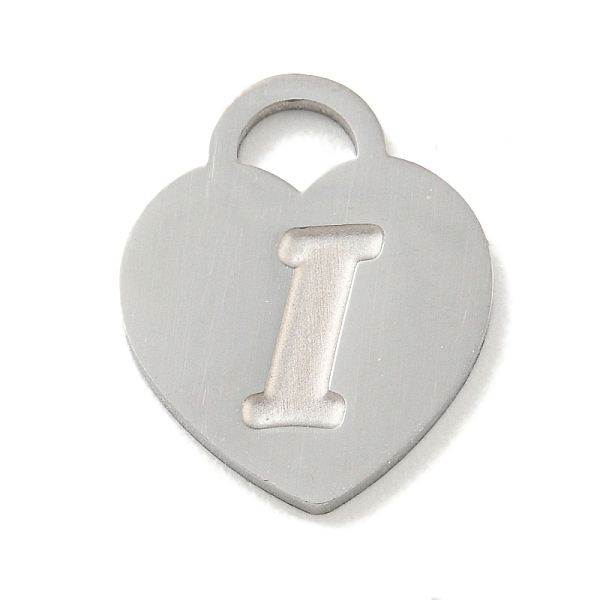 PandaHall 304 Stainless Steel Pendants, Laser Cut, Heart with Letter Charm, Stainless Steel Color, Letter I, 15x12x1mm, Hole: 3x3.5mm 304...
PandaHall 304 Stainless Steel Pendants, Laser Cut, Heart with Letter Charm, Stainless Steel Color, Letter I, 15x12x1mm, Hole: 3x3.5mm 304...