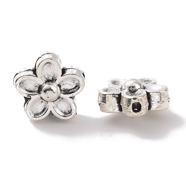 PandaHall Tibetan Style Alloy Beads, Flower, Antique Silver, 10x10x5mm, Hole: 1.2mm, about 1075pcs/1000g Alloy Flower
PandaHall Tibetan Style Alloy Beads, Flower, Antique Silver, 10x10x5mm, Hole: 1.2mm, about 1075pcs/1000g Alloy Flower