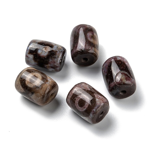PandaHall Tibetan Style dZi Beads, Natural Agate Beads, Dyed, Barrel, Mixed Patterns, 17.5x13~14mm, Hole: 1.8~2mm Tibetan Agate Barrel
PandaHall Tibetan Style dZi Beads, Natural Agate Beads, Dyed, Barrel, Mixed Patterns, 17.5x13~14mm, Hole: 1.8~2mm Tibetan Agate Barrel