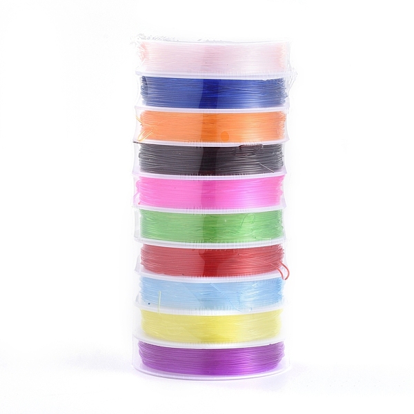 PandaHall Elastic Crystal Thread, Mixed Color, Size: about 0.8mm thick, about 6.56 yards(6m)/roll TPU Round Multicolor
PandaHall Elastic Crystal Thread, Mixed Color, Size: about 0.8mm thick, about 6.56 yards(6m)/roll TPU Round Multicolor