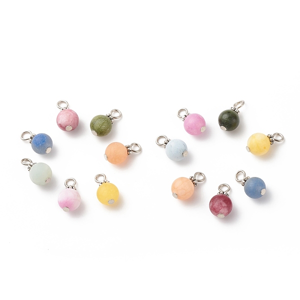 PandaHall 7Pcs 7 Styles Gemstone Charms, Natural White Jade & TaiWan Jade & Blue Aventurine & Aquamarine, Frosted, with Antique Silver &...
PandaHall 7Pcs 7 Styles Gemstone Charms, Natural White Jade & TaiWan Jade & Blue Aventurine & Aquamarine, Frosted, with Antique Silver &...