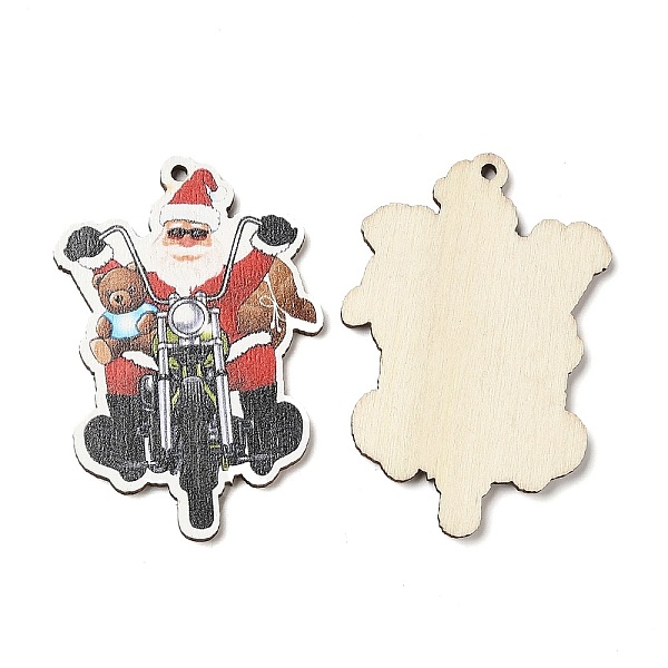PandaHall Single Face Christmas Printed Wood Big Pendants, Santa Claus Charms with Motorcycle, Red, 55x37.5x2.5mm, Hole: 2mm Wood Santa...
PandaHall Single Face Christmas Printed Wood Big Pendants, Santa Claus Charms with Motorcycle, Red, 55x37.5x2.5mm, Hole: 2mm Wood Santa...