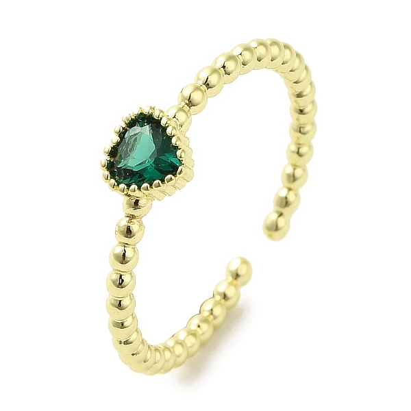 PandaHall Brass Micro Pave Cubic Zirconia Rings for Women, Long-Lasting Plated, Heart, Golden, Adjustable Brass+Cubic Zirconia Heart Green
PandaHall Brass Micro Pave Cubic Zirconia Rings for Women, Long-Lasting Plated, Heart, Golden, Adjustable Brass+Cubic Zirconia Heart Green