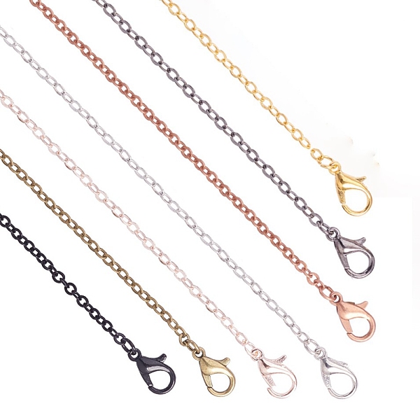 PandaHall Brass Cable Chains Necklace Making, with Alloy Lobster Claw Clasps, Mixed Color, 23.6 inch(60cm), 7 Colors, 5pcs/color, 35pcs/set...
PandaHall Brass Cable Chains Necklace Making, with Alloy Lobster Claw Clasps, Mixed Color, 23.6 inch(60cm), 7 Colors, 5pcs/color, 35pcs/set...