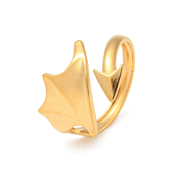 PandaHall 304 Stainless Steel Open Cuff Rings, Golden, Bat, US Size 8 1/2(18.5mm) 304 Stainless Steel Bat
PandaHall 304 Stainless Steel Open Cuff Rings, Golden, Bat, US Size 8 1/2(18.5mm) 304 Stainless Steel Bat
