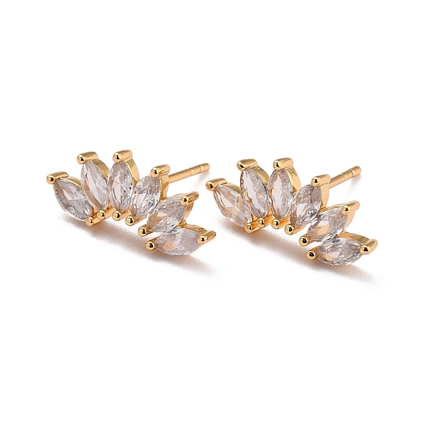 PandaHall Horse Eye Sparkling Cubic Zirconia Stud Earrings for Her, Brass Cubic Zirconia Earrings, Real 18K Gold Plated, 7.5x16.5x2.5mm, Pin..., Clear
PandaHall Horse Eye Sparkling Cubic Zirconia Stud Earrings for Her, Brass Cubic Zirconia Earrings, Real 18K Gold Plated, 7.5x16.5x2.5mm, Pin..., Clear